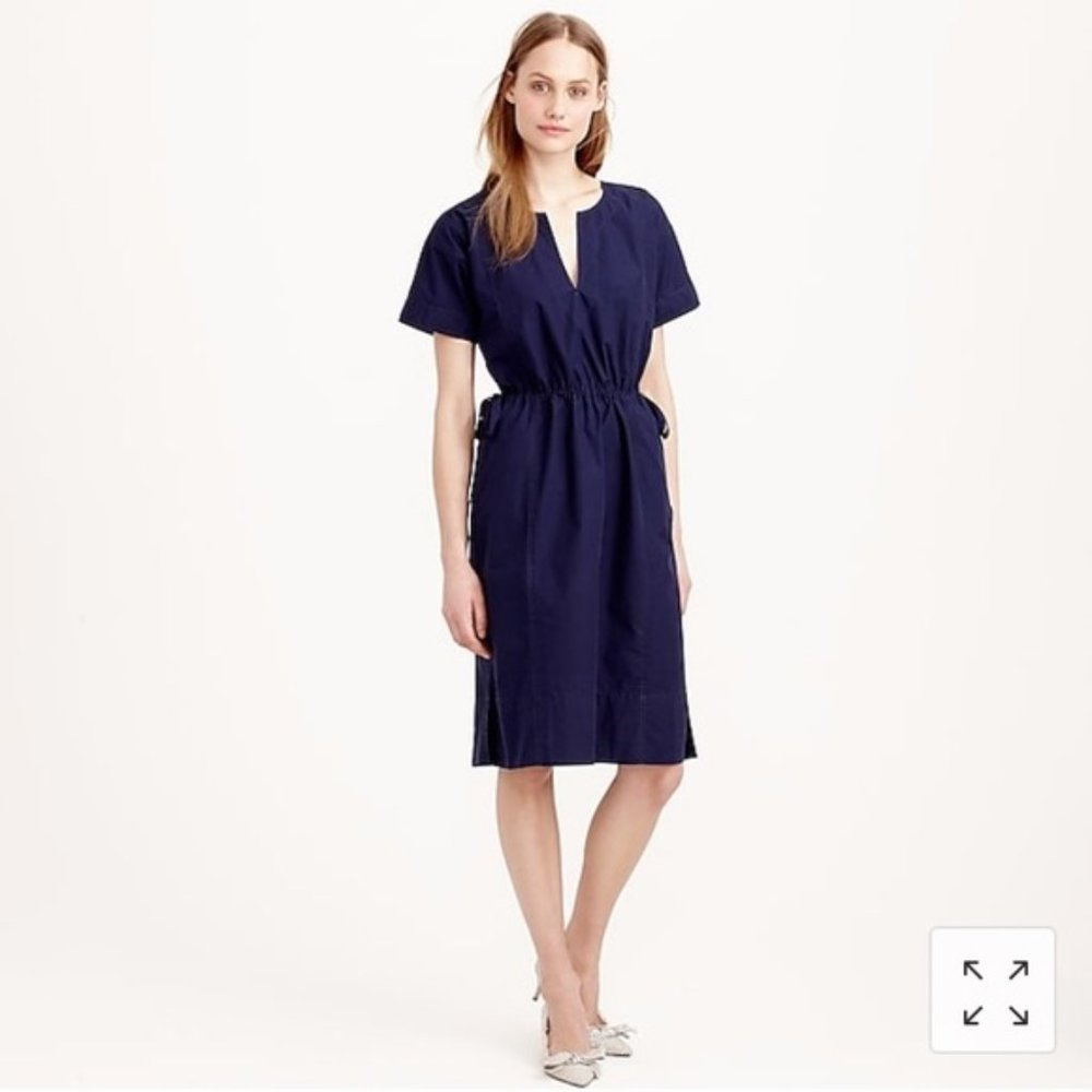 J. Crew Kimono Sleeve Dress in Navy small